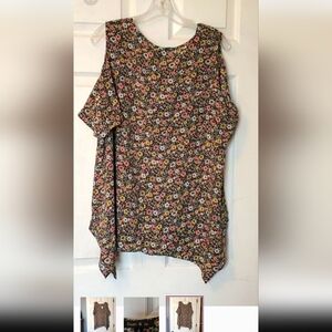 Sami & Jo Floral Women's Top - Multicolor